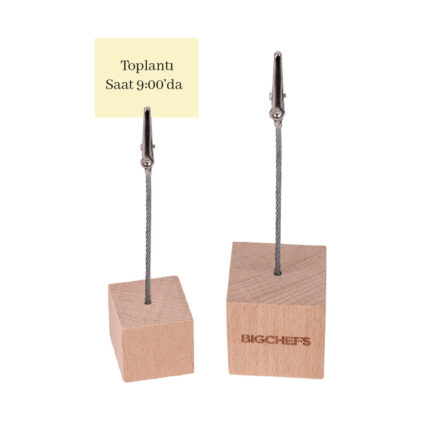 Ahşap Küp Not Tutucu